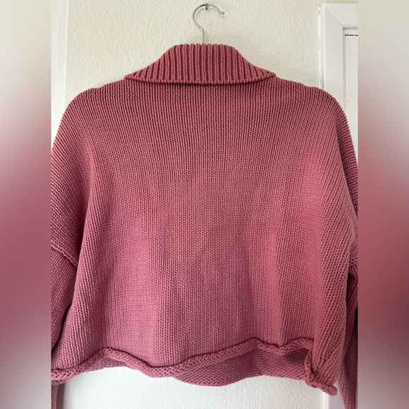 Show me your Mumu Pink Crop Sweater - Picture 8 of 10